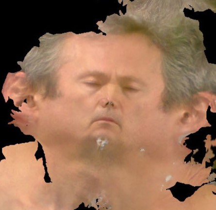 Getting a colour scan of my body.