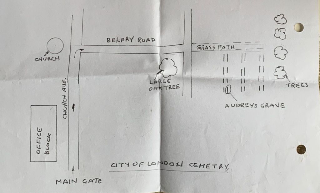 I visit my mother's grave for the first time in 27 years.